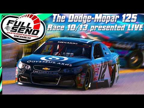 Full Send SuperSpeedway Series: The Dodge Mopar 125 (10/13) | Esports Broadcast Picture