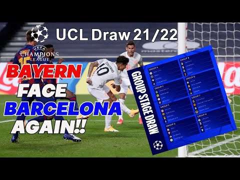 UCL GROUP STAGE DRAW 2021-2022 | My Reaction & Thoughts!! | Esports Broadcast Picture