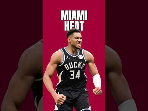 Giannis Antetokounmpo in a Heat jersey? #miamiheat #nba #shorts