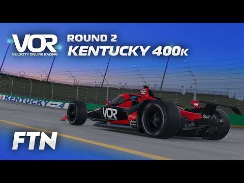 Velocity Online Racing IR-18 Series || Race 2 - Kentucky 400k | Esports Broadcast Picture