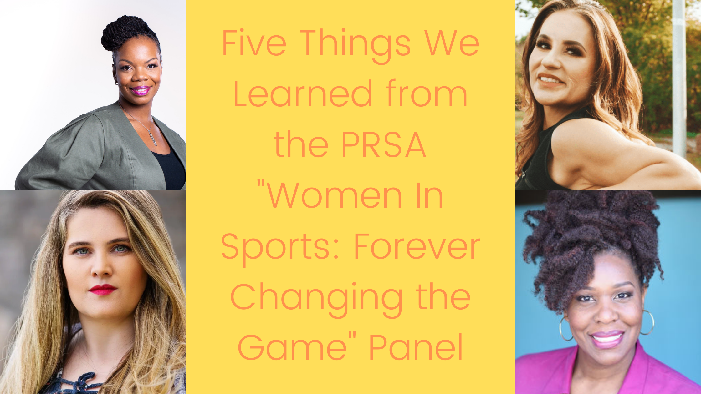  Five Things We Learned from the PRSA ?Women In Sports: Forever... Picture