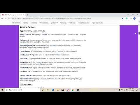 TBOTP- NFL Free Agency 2020 | Esports Broadcast Picture