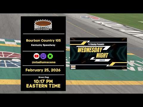  Kentucky Speedway LIVE | 2026 Wednesday Night Dash iRacing Cup Series... | Esports Broadcast Picture