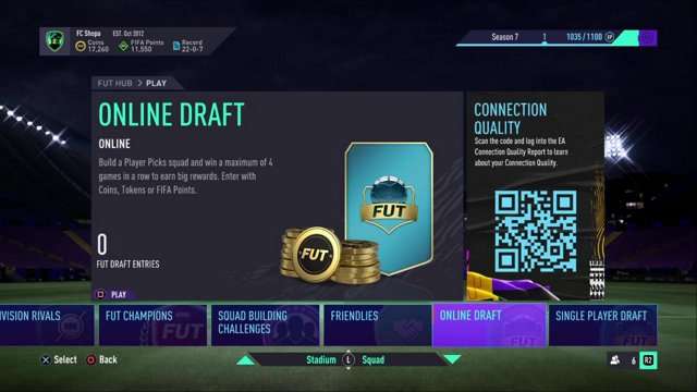 FIFA Draft Squads !discord !social !tft | Esports Broadcast Picture