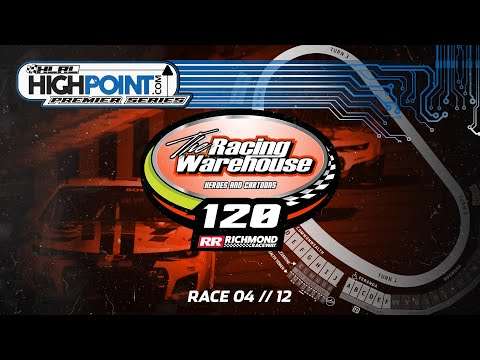 The High Line Racing League: The Racing Warehouse 120 (4/12) | Esports Broadcast Picture
