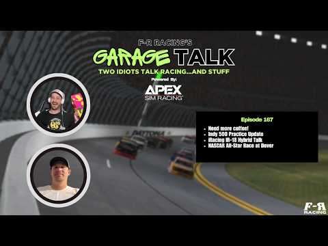Fuge Spray Coffee, Indy 500 Practice, and iRacing Updates | F-R Racing’s Garage Talk