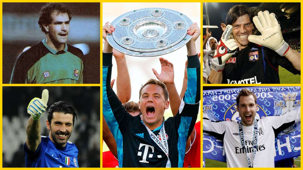 The top goalkeepers in the history of the Big 5 European leagues. Picture