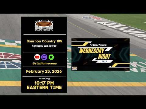 Kentucky Speedway LIVE | 2026 Wednesday Night Dash iRacing Cup Series
