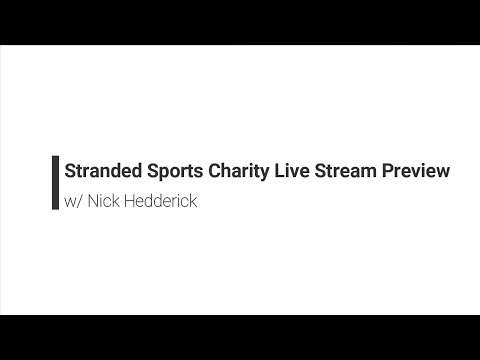 Stranded Sports Charity Live Stream Preview | Esports Broadcast Picture