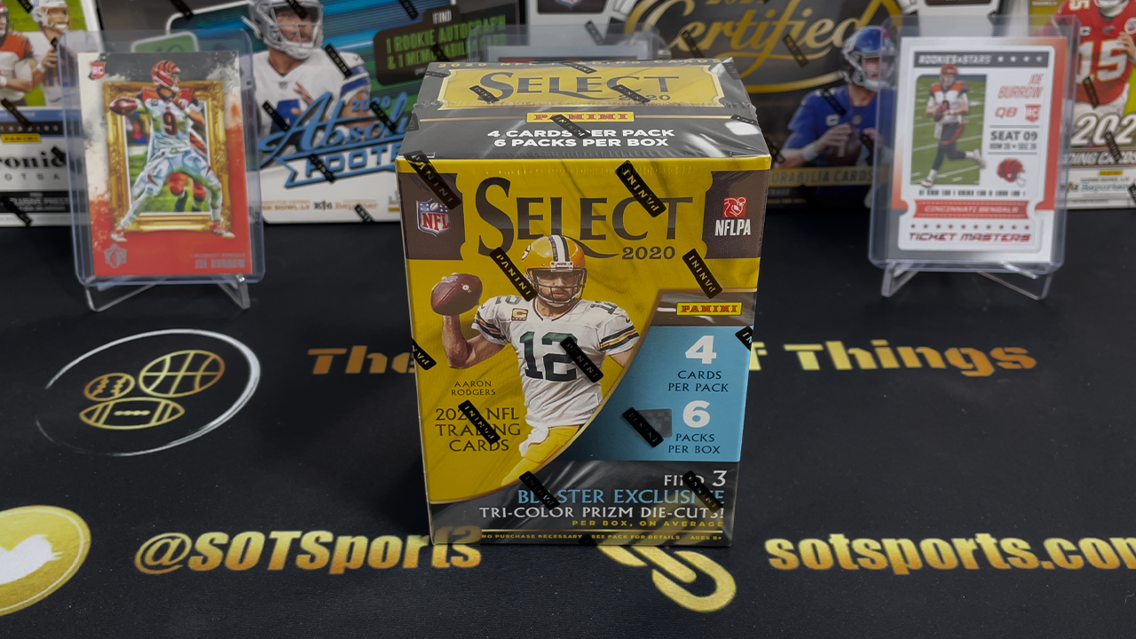  VIDEO: Finding Joe Burrow rookie cards in a 2020 Panini Select... Picture