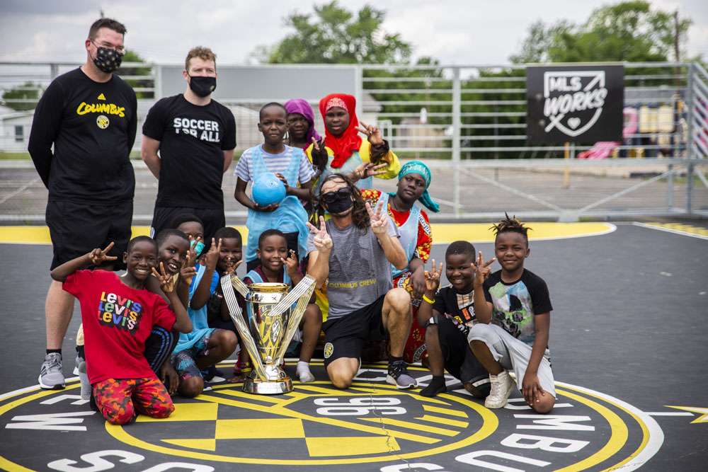 In the Community with 2020 MLS Cup Champs Columbus Crew Picture