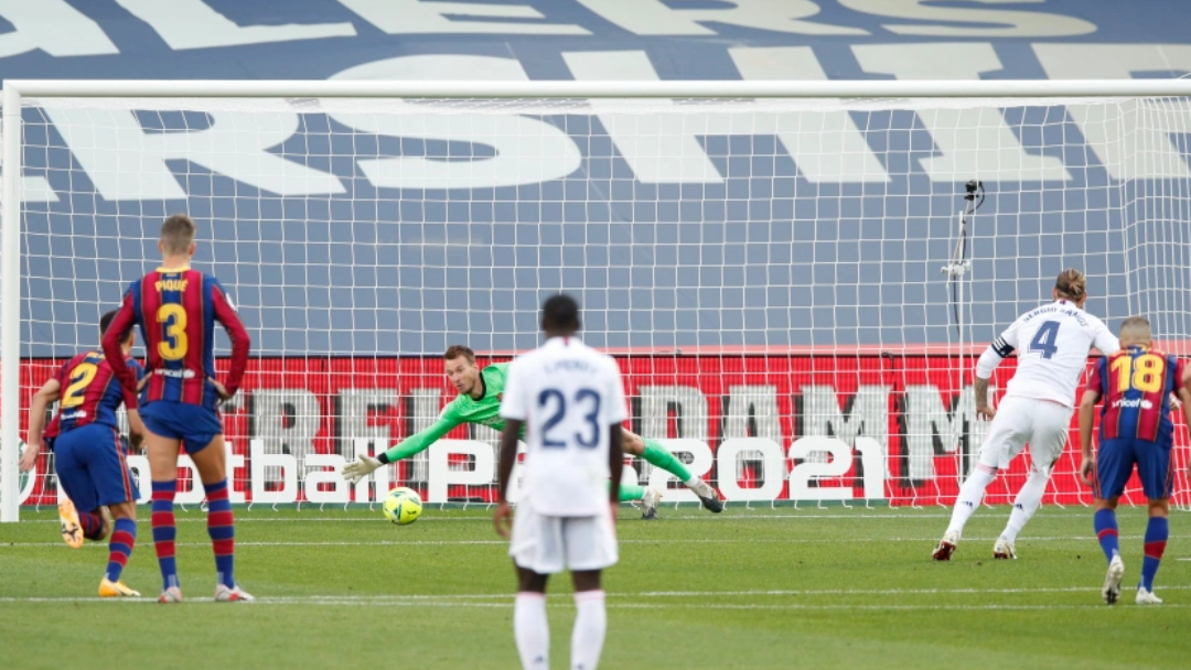 GK Analysis: A goalkeeper breaks down Sergio Ramos? penalties. Picture