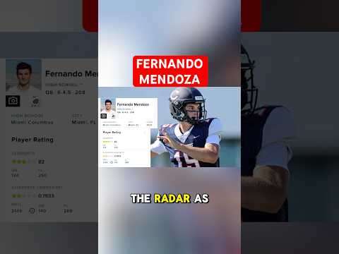 Fernando Mendoza proved them all wrong #underdog #shorts | Esports Broadcast Picture