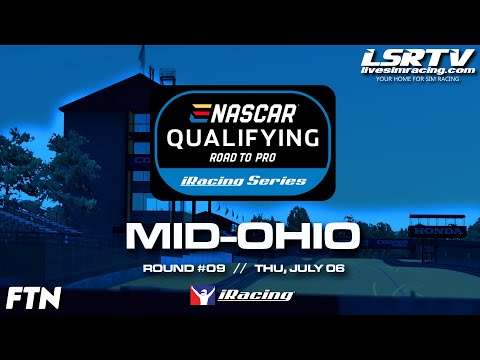  eNASCAR Road to Pro Qualifying iRacing Series | Round 9 at Mid-Ohio |... | Esports Broadcast Picture