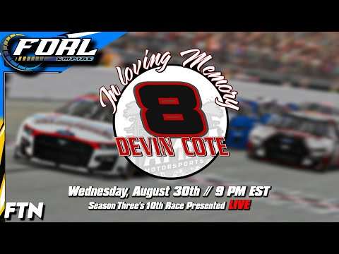 FORL Cup Series: The Devin Cote Memorial (10/21) | Esports Broadcast Picture