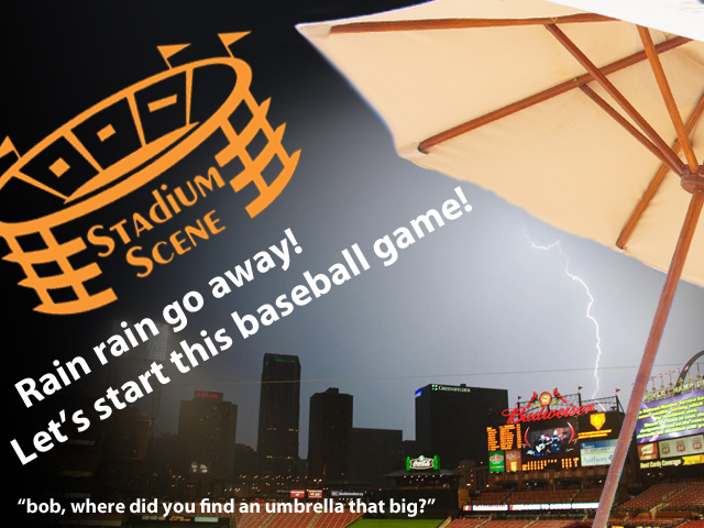 Rain, Rain Go Away! Let's Start This Baseball Game! Picture