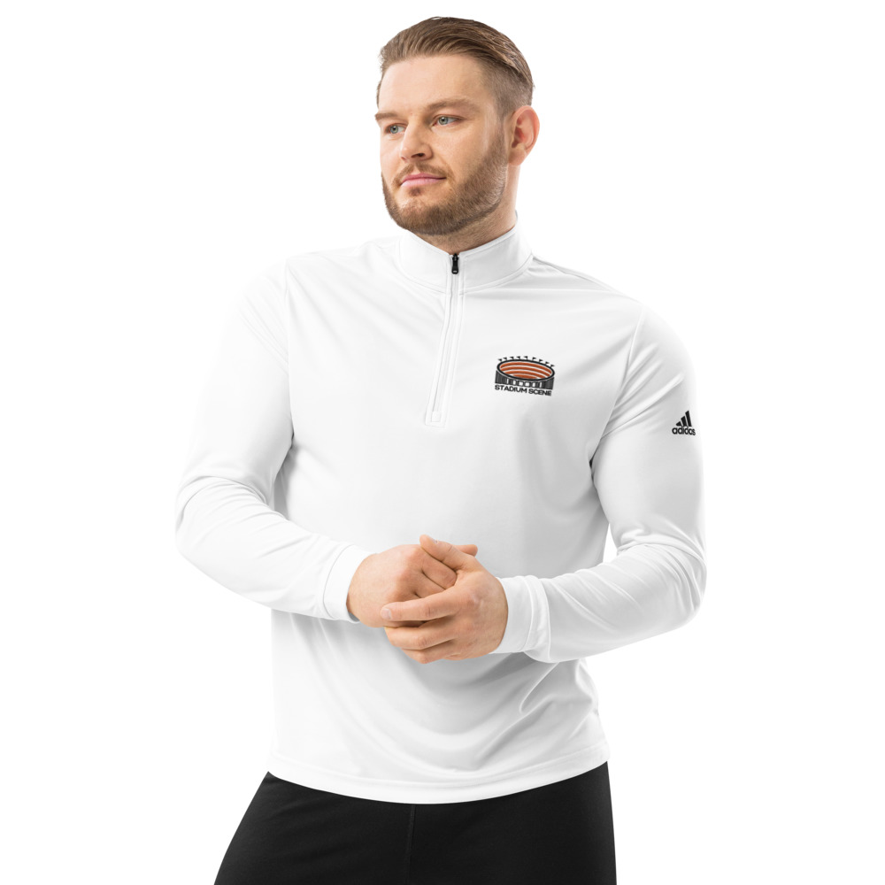 Stadium Scene Adidas Quarter zip pullover White
