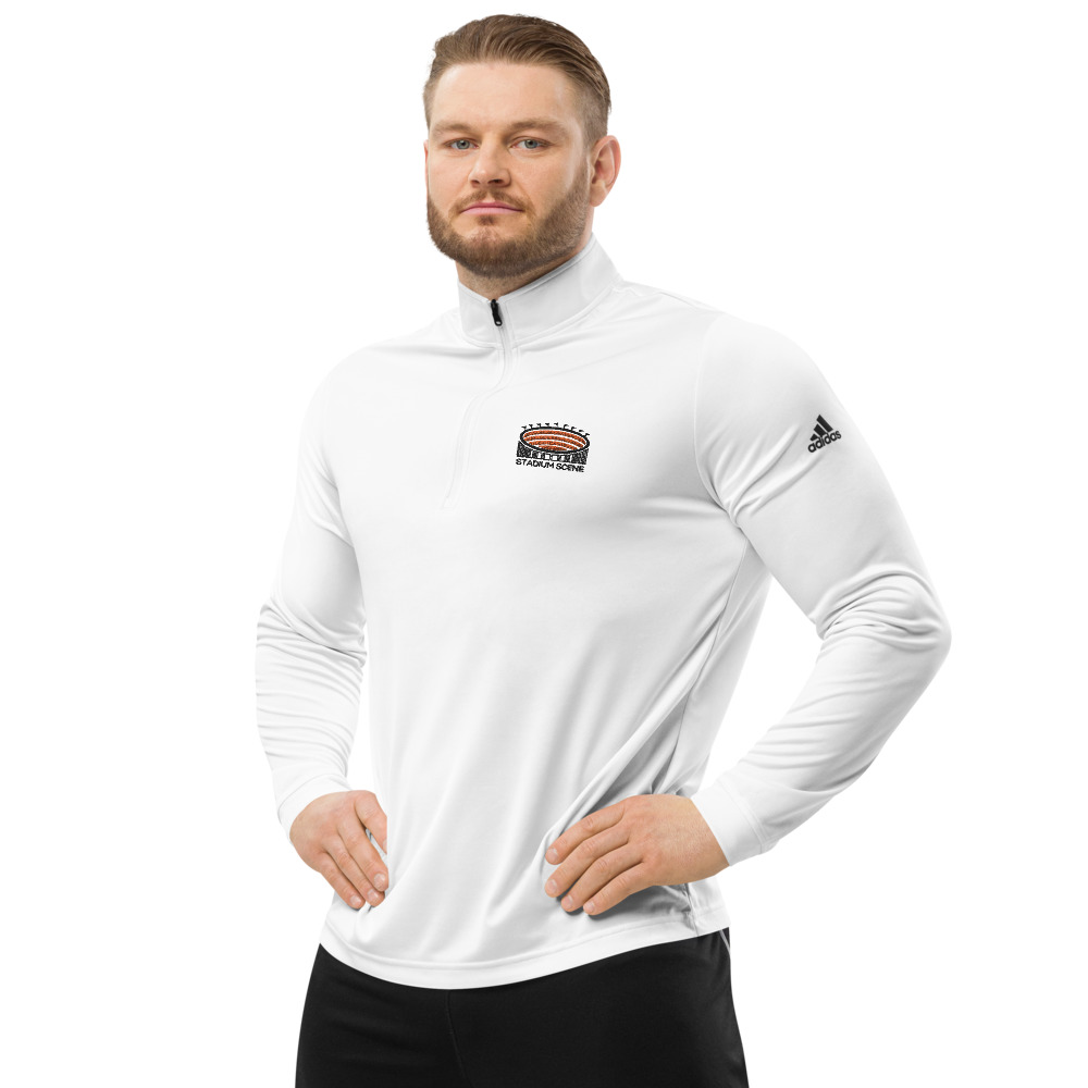 Stadium Scene Adidas Quarter zip pullover White - Image 3