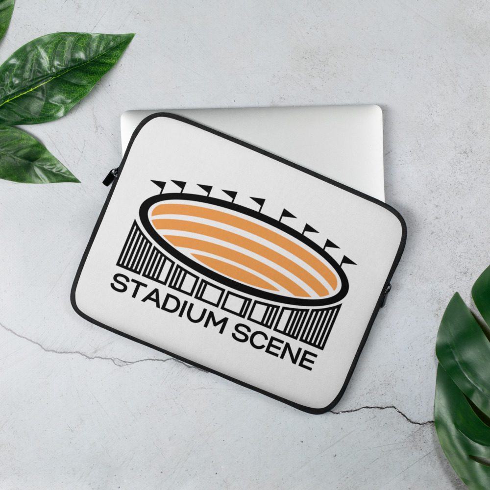 Stadium Scene Logo Laptop Sleeve